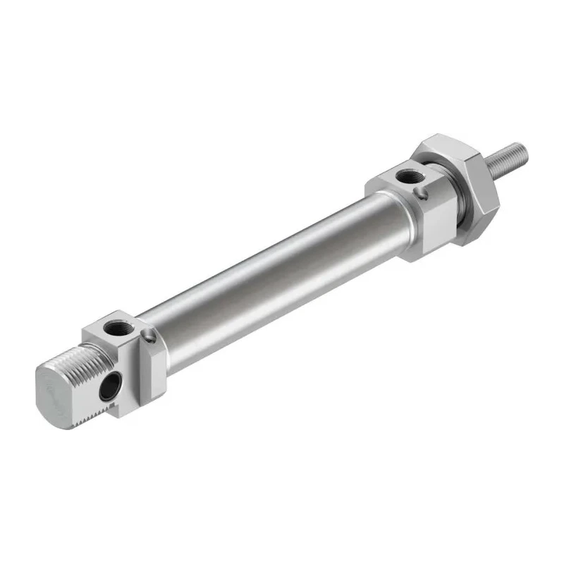 Festo Pneumatic Cylinder DSNU Series 80 mm Stroke, 212 mm Length, Pneumatic Cushioning, Metric Thread DSNU-20-80-PPV-A