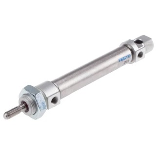 Festo Pneumatic Cylinder Double Acting 20 mm Bore 80 mm Stroke ISO 6432 Standard Self-Adjusting DSNU-20-80-PPS-A