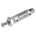 Festo Pneumatic Cylinder, 10 mm Stroke Length, 151.5 mm Length, Double Acting, Elastic Cushioning, DSNU-25-10-P-A