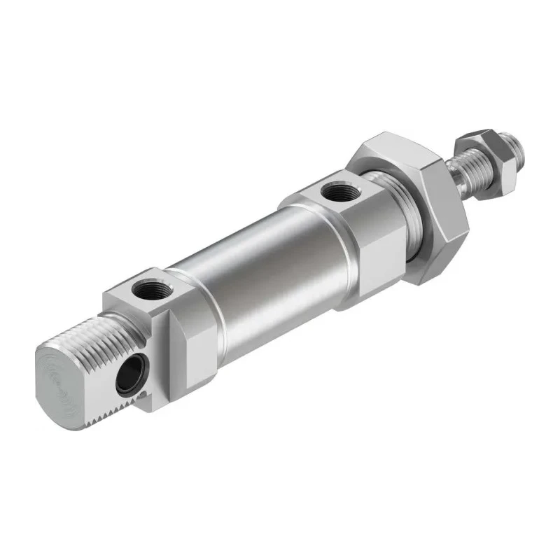 Festo Pneumatic Cylinder, 10 mm Stroke Length, 151.5 mm Length, Double Acting, Elastic Cushioning, DSNU-25-10-P-A
