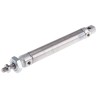Festo Pneumatic Cylinder 25 mm Bore, 125 mm Stroke, Elastomer Cushioning, Stainless Steel Piston Rod, DSNU-25-125-P-A