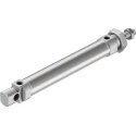 Festo Pneumatic Cylinder 25 mm Bore, 125 mm Stroke, Elastomer Cushioning, Stainless Steel Piston Rod, DSNU-25-125-P-A