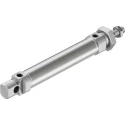 Festo Pneumatic Cylinder 25 mm Bore, 100 mm Stroke, Air Cushion, Rear, Flange, Direct, Swivel, Front & DSNU-25-100-PPS-A