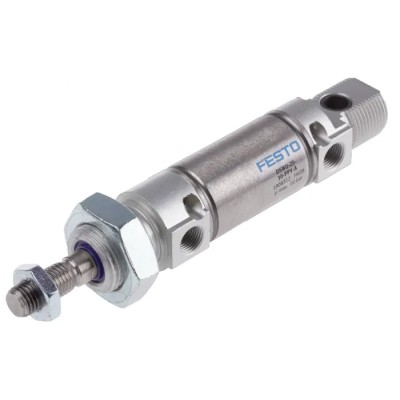 Festo 25 mm Bore 10 mm Stroke Pneumatic Cylinder Double Acting Air Cushion ISO 6432 DSNU-25-10-PPV-A