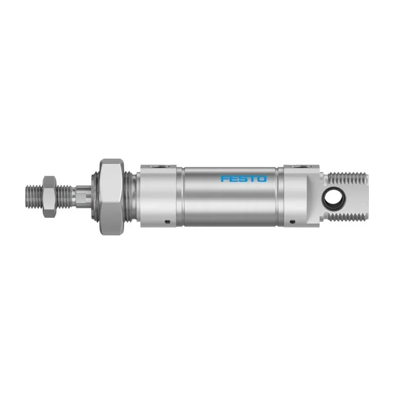 Festo 25 mm Bore 10 mm Stroke Pneumatic Cylinder Double Acting Air Cushion ISO 6432 DSNU-25-10-PPV-A
