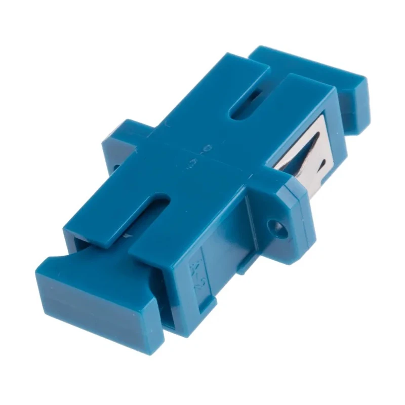 RS PRO SC to SC Multimode Simplex Fibre Optic Adapter Blue, 0.15dB Insertion Loss 121-3946