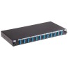 RS PRO 24 Port SC Duplex Fibre Optic Patch Panel With 12 Ports Populated, 1U Rack Height, Steel, Single Mode 121-3966
