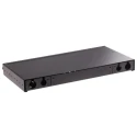 RS PRO 24 Port SC Duplex Fibre Optic Patch Panel With 12 Ports Populated, 1U Rack Height, Steel, Single Mode 121-3966