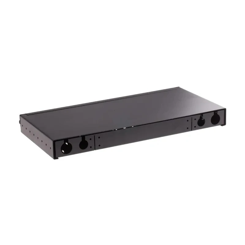 RS PRO 24 Port SC Duplex Fibre Optic Patch Panel With 12 Ports Populated, 1U Rack Height, Steel, Single Mode 121-3966