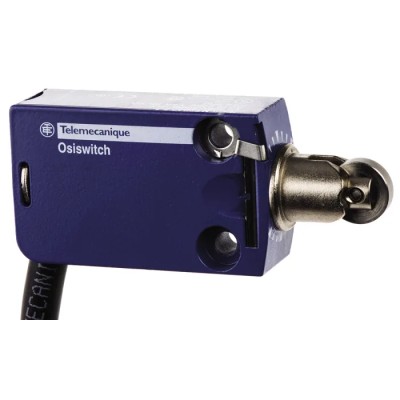 Telemecanique Sensors XCMD Series Roller Plunger Limit Switch, 1 NO/1 NC, IP68/IP66/IP67, Zamak Housing, 240V AC XCMD2102L1