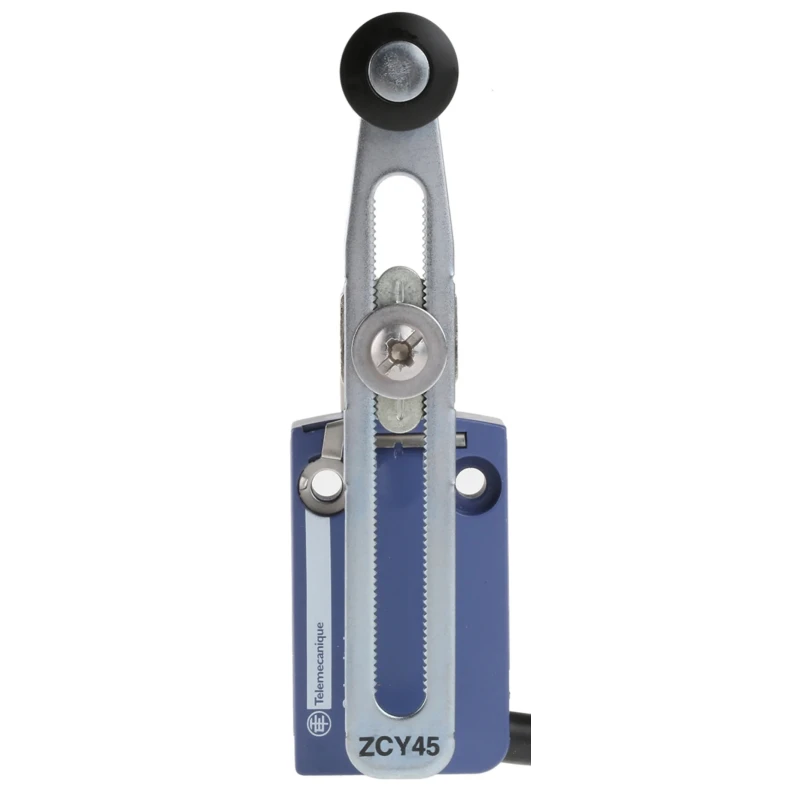 Telemecanique Sensors OsiSense XC Series Roller Lever Limit Switch, 1 NO/1 NC, IP66, IP67, IP68, Zinc Alloy XCMD2145L1