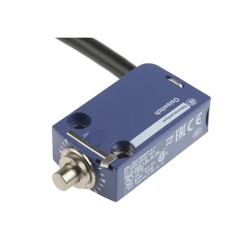 Telemecanique Sensors OsiSense XC Series Plunger Limit Switch, 1 NO/1 NC, IP68/IP67/IP66, Zinc Alloy Housing XCMD2110L1