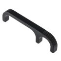 Southco Black Anodized Aluminium Drawer Handle 27 mm Height, 6.4 mm Width, 105 mm Length B4-50-403-15