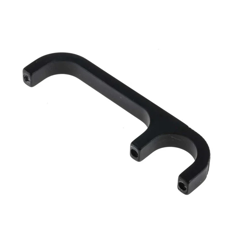 Southco Black Anodized Aluminium Drawer Handle 27 mm Height, 6.4 mm Width, 105 mm Length B4-50-403-15