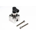 RS PRO Oval Gear Flow Meter 0.01L/min to 1L/min, 1/4 in BSP Thread, Stainless Steel, Viton O-ring, IP67 Water 447-4427