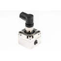 RS PRO Oval Gear Flow Meter 0.01L/min to 1L/min, 1/4 in BSP Thread, Stainless Steel, Viton O-ring, IP67 Water 447-4427