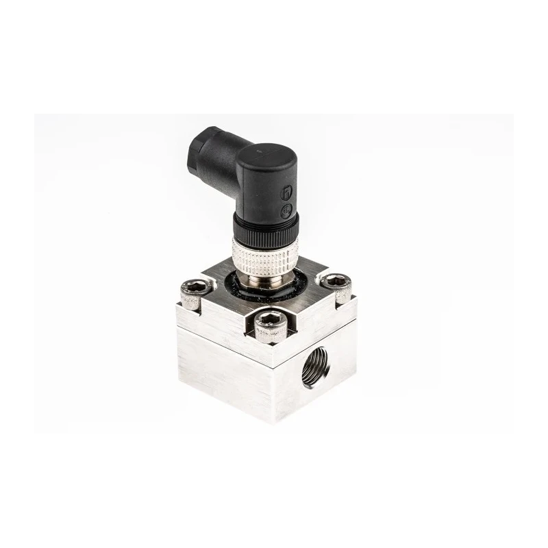 RS PRO Oval Gear Flow Meter 0.01L/min to 1L/min, 1/4 in BSP Thread, Stainless Steel, Viton O-ring, IP67 Water 447-4427