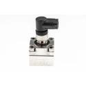 RS PRO Oval Gear Flow Meter 0.01L/min to 1L/min, 1/4 in BSP Thread, Stainless Steel, Viton O-ring, IP67 Water 447-4427