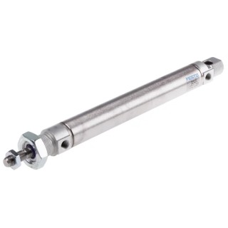Festo Pneumatic Cylinder DSNU Series 25 mm Bore, 150 mm Stroke, Air Cushion, Direct Mount DSNU-25-150-PPS-A