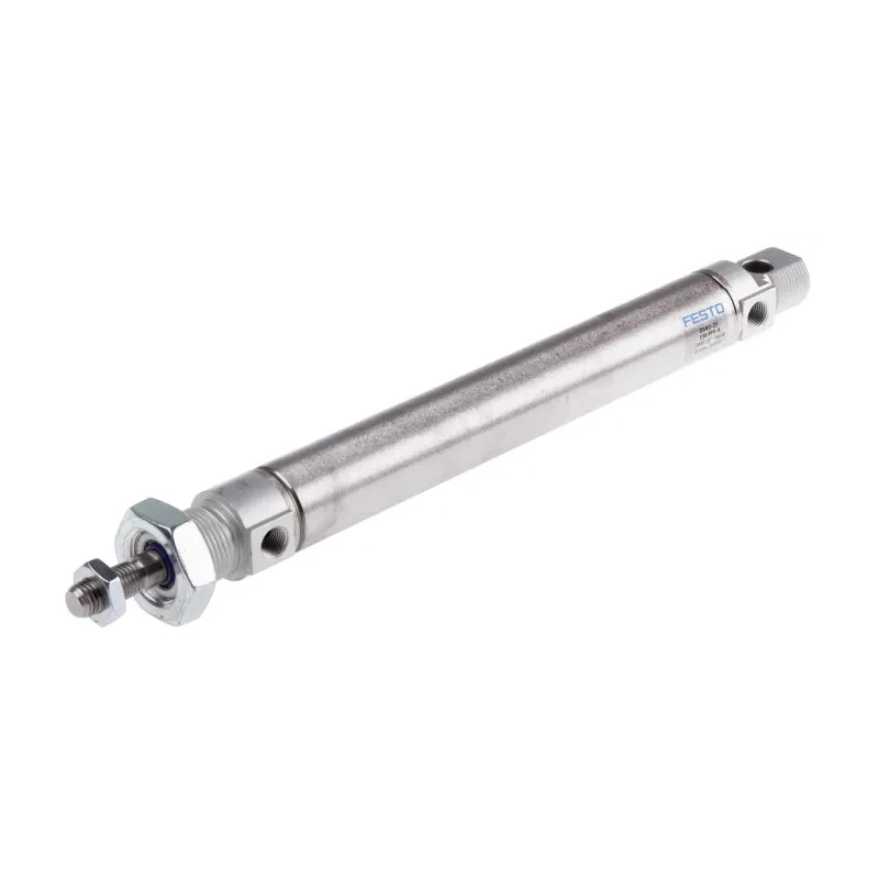 Festo Pneumatic Cylinder DSNU Series 25 mm Bore, 150 mm Stroke, Air Cushion, Direct Mount DSNU-25-150-PPS-A