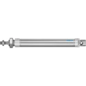 Festo Pneumatic Cylinder DSNU Series 25 mm Bore, 150 mm Stroke, Air Cushion, Direct Mount DSNU-25-150-PPS-A