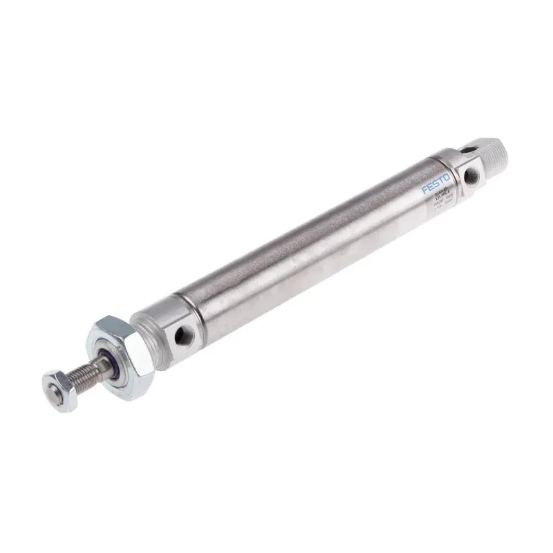 Festo Pneumatic Cylinder 25 mm Bore 125 mm Stroke Double Acting ISO 6432 with Self-Adjusting Pneumatic DSNU-25-125-PPS-A