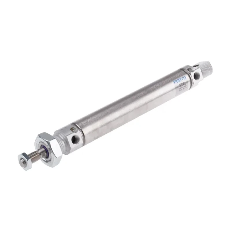 Festo Pneumatic Cylinder DSNU Series 125 mm Stroke, Air Cushion, Stainless Steel, Direct Mount DSNU-25-125-PPV-A