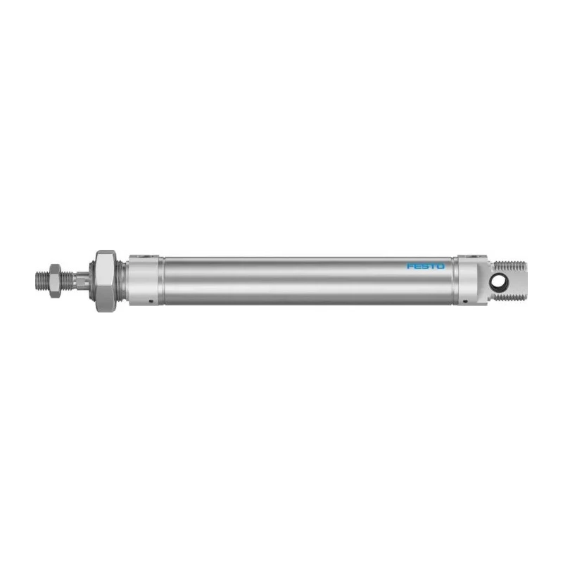 Festo Pneumatic Cylinder DSNU Series 125 mm Stroke, Air Cushion, Stainless Steel, Direct Mount DSNU-25-125-PPV-A