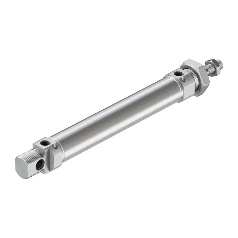 Festo Pneumatic Cylinder DSNU Series 125 mm Stroke, Air Cushion, Stainless Steel, Direct Mount DSNU-25-125-PPV-A