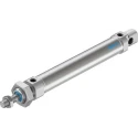 Festo Pneumatic Cylinder DSNU Series 125 mm Stroke, Air Cushion, Stainless Steel, Direct Mount DSNU-25-125-PPV-A