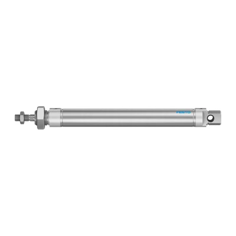 Festo 160 mm Pneumatic Cylinder Double Acting Roundline ISO 6432 with Self-Adjusting Air Cushion DSNU-25-160-PPS-A