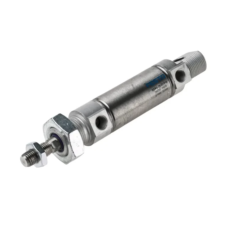 Festo Pneumatic Piston Rod Cylinder DSNU Series 25 mm Stroke Length 166.5 mm Length DSNU-25-25-P-A