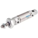 Festo Pneumatic Cylinder 15 mm Stroke Length Air Cushion Mounting, ISO 228-1, ATEX, CE, Germanischer Lloyd DSNU-25-15-PPV-A