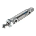 Festo Pneumatic Cylinder 25 mm Bore, 25 mm Stroke, Air Cushion, Metric Thread DSNU-25-25-PPS-A