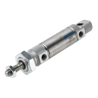 Festo Pneumatic Cylinder 25 mm Bore, 25 mm Stroke, Air Cushion, Metric Thread DSNU-25-25-PPS-A