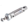 Festo Pneumatic Cylinder 25 mm Piston Diameter 15 mm Stroke, Self-Adjusting Pneumatic Cushioning, ISO 6432 DSNU-25-15-PPS-A