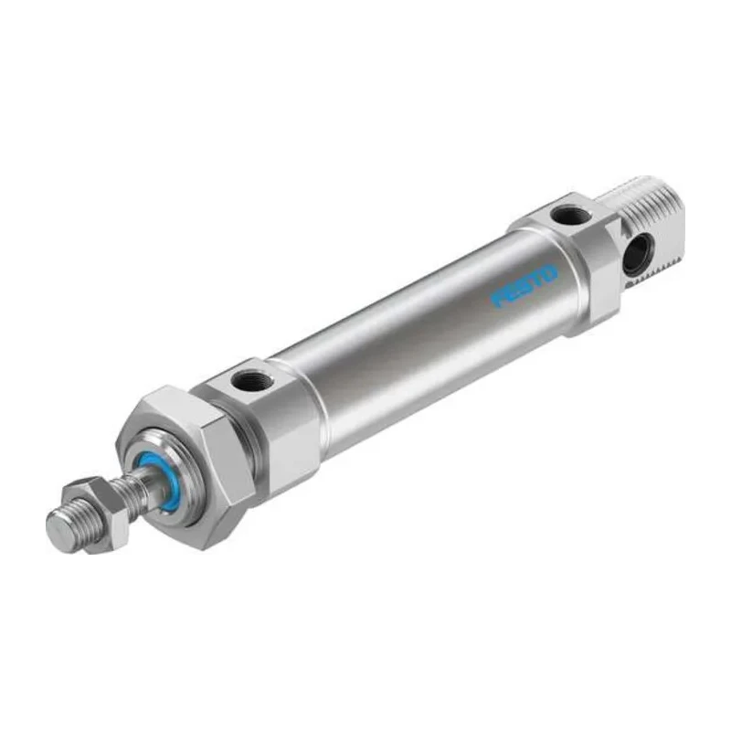 Festo Pneumatic Piston Rod Cylinder 50 mm Stroke Length, Direct Mount, Adjustable Pneumatic Cushioning DSNU-25-50-P-A