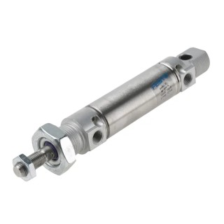 Festo Pneumatic Piston Rod Cylinder DSNU Series 40 mm Stroke Length, 181.5mm Length, Air Cushion Mounting DSNU-25-40-PPV-A