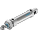 Festo Pneumatic Piston Rod Cylinder DSNU Series 40 mm Stroke Length, 181.5mm Length, Air Cushion Mounting DSNU-25-40-PPV-A