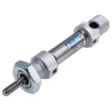 Festo Pneumatic Piston Rod Cylinder 10 mm Bore, Direct Mount, Elastic Cushioning, 115 mm Length, 10 mm Stroke DSNU-12-10-P-A