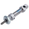 Festo Pneumatic Piston Rod Cylinder 10 mm Bore, Direct Mount, Elastic Cushioning, 115 mm Length, 10 mm Stroke DSNU-12-10-P-A