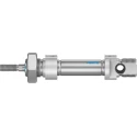 Festo Pneumatic Piston Rod Cylinder 10 mm Bore, Direct Mount, Elastic Cushioning, 115 mm Length, 10 mm Stroke DSNU-12-10-P-A