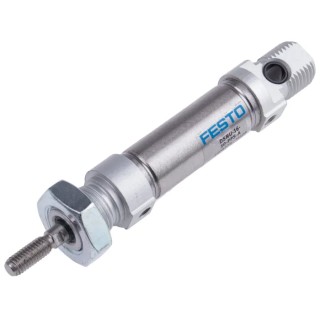 Festo Pneumatic Piston Rod Cylinder Swivel Foot Front Rear Flange Direct Mount 16 mm Bore 10 mm Stroke DSNU-16-10-PPS-A