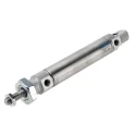 Festo Pneumatic Cylinder Double Acting Elastic Cushioning Swivel Front Flange Rear Foot Direct Mount 80mm DSNU-25-80-P-A