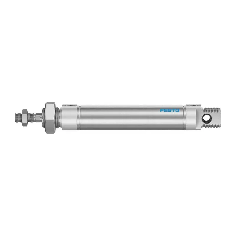 Festo Pneumatic Cylinder Double Acting Elastic Cushioning Swivel Front Flange Rear Foot Direct Mount 80mm DSNU-25-80-P-A