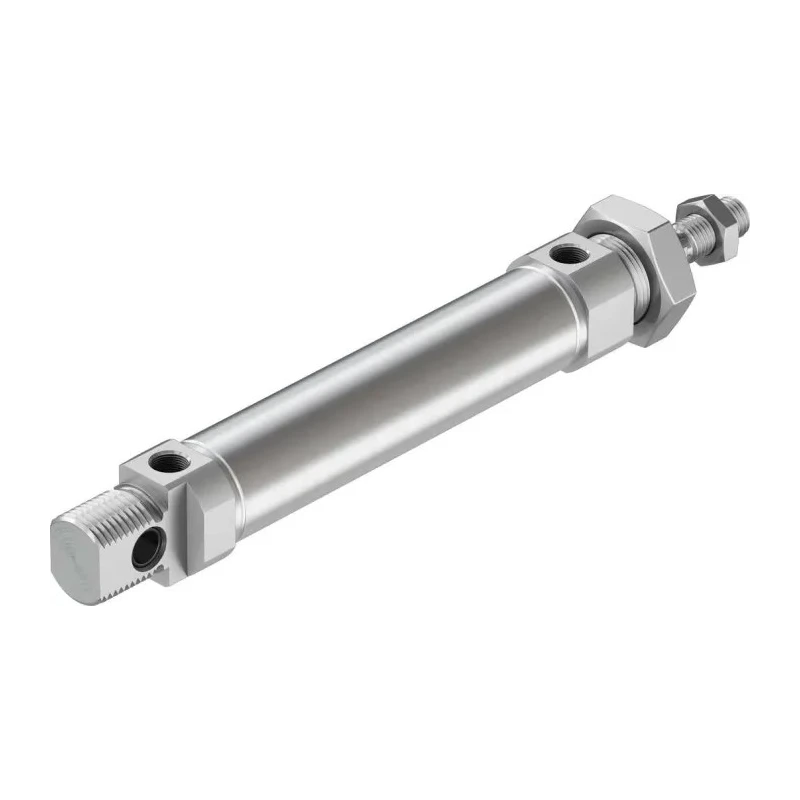 Festo Pneumatic Cylinder Double Acting Elastic Cushioning Swivel Front Flange Rear Foot Direct Mount 80mm DSNU-25-80-P-A