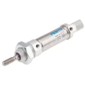 Festo Pneumatic Cylinder, 10 mm Stroke, 121 mm Length, Elastic Cushioning, DSNU-16-10-P-A