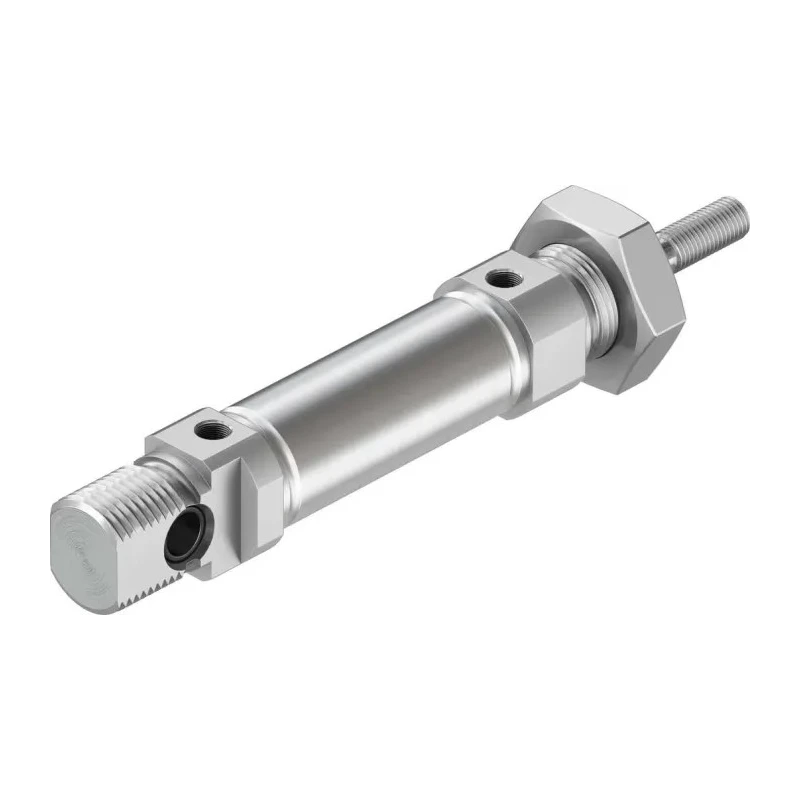 Festo Pneumatic Cylinder, 10 mm Stroke, 121 mm Length, Elastic Cushioning, DSNU-16-10-P-A