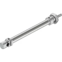 Festo Pneumatic Cylinder 12 mm Bore, 100 mm Stroke, Elastomer Cushioning, 80°C Max Temp DSNU-12-100-P-A