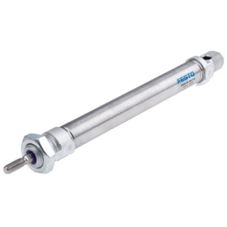 Festo Pneumatic Cylinder Double Acting 100 mm Stroke Stainless Steel Piston Rod M5 Threaded Port ISO 6432 DSNU-16-100-P-A